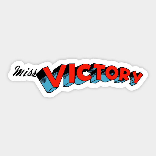 Miss Victory Sticker by CoverTales